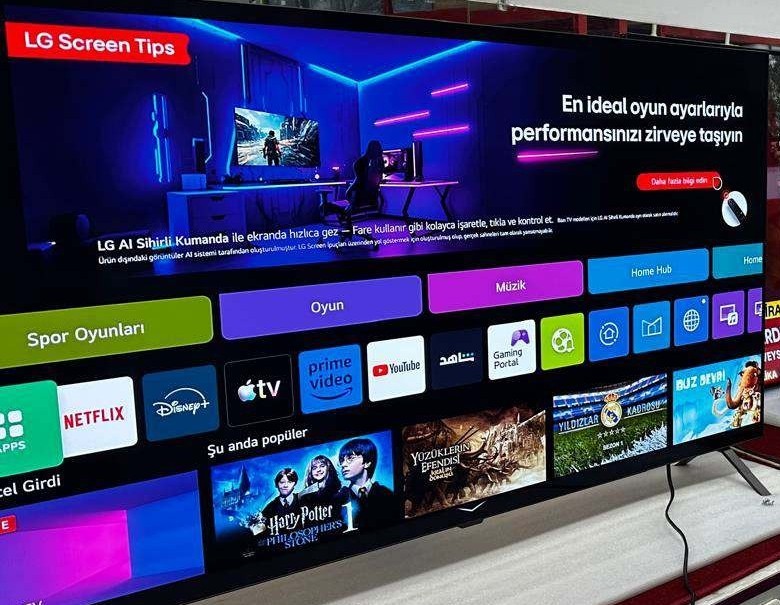 TV anakart onarım sonrası test işlemi çalışma kontrolü